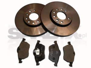 KOMPLET TARCZE I KLOCKI HAMULCOWE PRZÓD 288MM DO SAAB 900NG 9-3 I 9-5