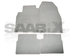 DYWANIKI WELUROWE SZARE OE DO SAAB 9-3 SS 03-07R.