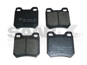 KLOCKI HAMULCOWE TYŁ 900NG 9-3 9-5