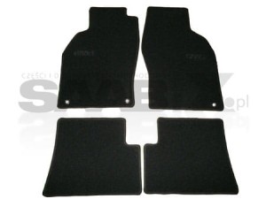 DYWANIKI WELUROWE CZARNE OE DO SAAB 9-3 I CABRIO 98-03R.