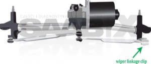 KLIPS NAPRAWCZY MECHANIZMU WYCIERACZKI SAAB 9-3 I 9-3 SS KPL