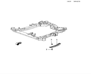 OSŁONA SANEK REDUKTORA LEWA DO SAAB 9-5 NG 10-11R. 