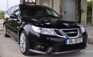 ZDERZAK GRIFFIN AERO BLACK ZESTAW PRZÓD KOMPLET SAAB 9-3 SS SC 08-12r. 