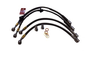 PRZEWODY HAMULCOWE W STALOWYM OPLOCIE SAAB 900NG 9-3 I