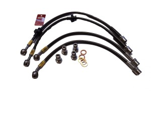 PRZEWODY HAMULCOWE W STALOWYM OPLOCIE SAAB 9-5 NG  18'' ZESTAW