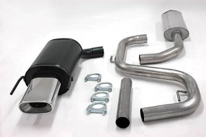 TŁUMIK KOŃCOWY WYDECH  ZESTAW MAPTUN SAAB 9-3 SS SC CV AERO 03-> 61L