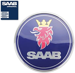 EMBLEMAT NA MASKĘ PRZÓD "SAAB" 9-3 SS 9-5 ORYGINAŁ