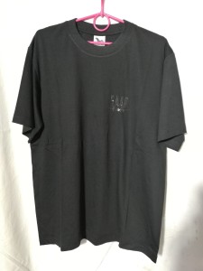 KOSZULKA T-SHIRT CZARNY Z NADRUKIEM SAAB