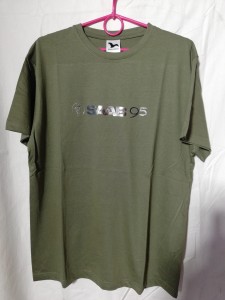 KOSZULKA T-SHIRT ZIELONY Z NADRUKIEM SAAB 95