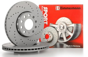 TARCZE HAMULCOWE ZIMMERMANN SPORT PRZÓD DO SAAB 9-3 II 345mm KOMPLET