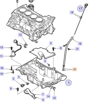 ORING DOLNY RURKI TUBY MIARKI BAGNETU OLEJU SAAB 900 9-3 9-5 B207 A20NFT NHT D223L Z18XE B258