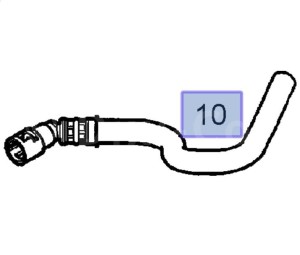 PRZEWÓD PALIWOWY ZWROTNY DO SAAB 9-3 II 1.9 TiD Z19DTH OE