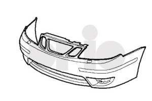 ZDERZAK PRZÓD DO SAAB 9-5 AERO HOT OE