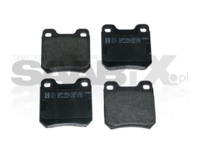 KLOCKI HAMULCOWE ZIMMERMANN TYŁ DO SAAB 900NG 9-3 I 9-5