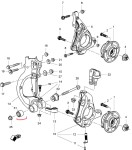 TULEJA WAHACZA DOLNA PRZEDNIA DO SAAB 9-5 NG 10-12r. (ZAWIESZENIE HIPERSTRUT)