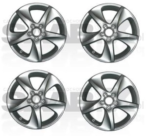 NOWE ORYGINALNE FELGI ALUMINIOWE 17" DO SAAB 900NG 9-3 9-5