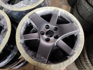 FELGI ALUMINIOWE SAAB 17 cali KOMPLET ALU36 DOUBLE 3-SPOKE