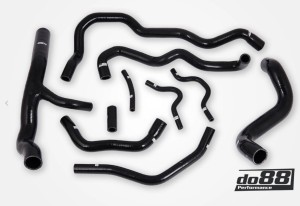 PRZEWODY CHŁODNICY do88 CZARNE ZESTAW DO SAAB 9-5 NG 2.8 V6 TURBO 10R.-