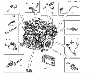 CZUJNIK WAŁKA ROZRZĄDU DO SAAB 9-3 SS 9-5 NG A20NFT A20NHT