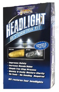 GLIPTONE HEADLIGHT RESTORATION KIT - ZESTAW DO REGENERACJI REFLEKTORÓW