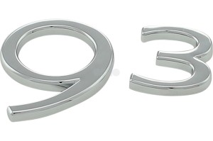 EMBLEMAT "93" NA KLAPE BAGAŻNIKA DO SAAB 9-3 II KOMBI 06-12R. OE