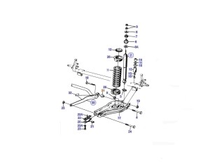 TULEJA SILENTBLOCK STABILIZATORA TYŁ DO SAAB 900 86-93R.