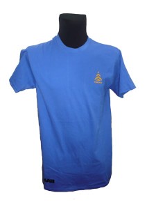 KOSZULKA T-SHIRT NIEBIESKA  Z NADRUKIEM "VIGGEN''