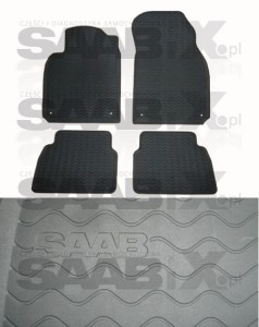 NOWE ORYGINALNE DYWANIKI GUMOWE KOMPLET DO SAAB 9-3 SS OE 08-11R.