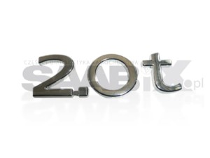 EMBLEMAT ''2.0t'' DO SAAB 9-3 SS