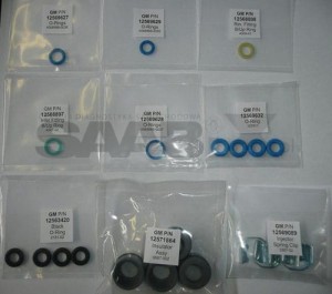 ZESTAW NAPRAWCZY USZCZELEK LISTWY WTRYSKOWEJ ORINGI WTRYSKIWACZA TULEJKA ORING SAAB 9-3 B207 OE