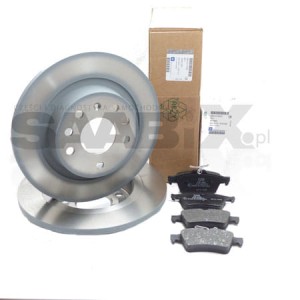  KOMPLET TARCZE I KLOCKI HAMULCOWE TYŁ 278 MM DO SAAB 9-3 II 03-10R.