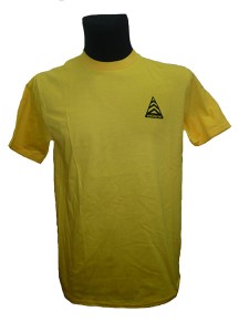 KOSZULKA T-SHIRT ŻÓŁTA  Z NADRUKIEM "VIGGEN''