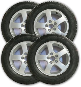 KOŁA FELGI ALUMINIOWE 15 CALI OPONY ZIMOWE MICHELIN ALPIN4 195/65R15 DO SAAB 900NG 9-3 9-5 NOWE ORYGINAŁ