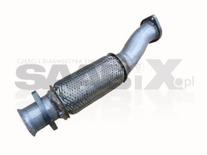 RURA ŚRODKOWA Z PLECIONKĄ ŁĄCZNIK ELASTYCZNY DO SAAB 9-5 B205 B235 98-10R.