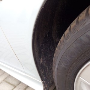 OSŁONA NADKOLA BŁOTNIKA PRZÓD SAAB 9-3 SS SC CV 06-12r
